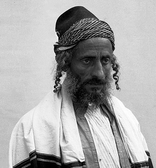 Um judeu do Iêmen com peiot