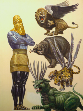 Os quatro animais vistos por Daniel