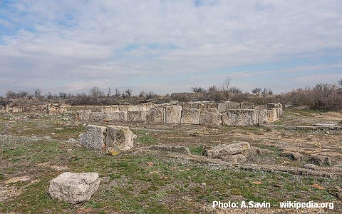 Restos da antiga cidade de Colossos