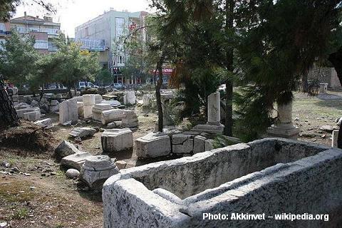 Ruínas da antiga cidade de Tiatira