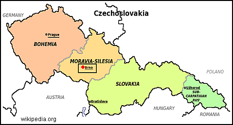 Brno-localização