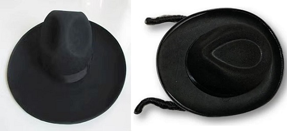 Fedora de l&atilde; e feltro