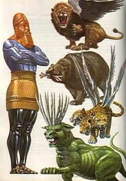 Os quatro animais vistos por Daniel