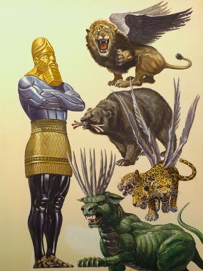 Os quatro animais vistos por Daniel