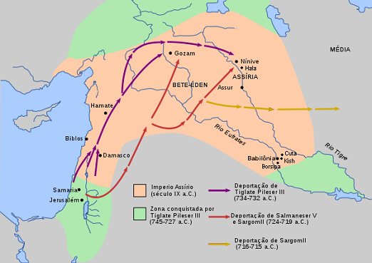 Deportação dos judeus para a Assíria