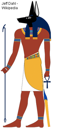 deus egípcio Anúbis
