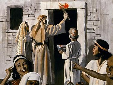Marcar a porta da casa com o sangue do cordeiro
