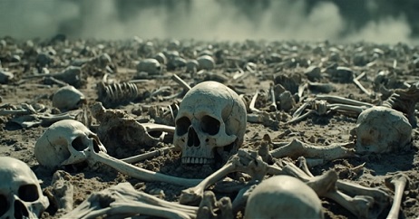 A vis&atilde;o do vale de ossos secos