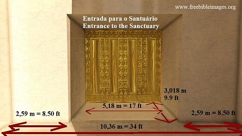 A porta de entrada do santu&aacute;rio