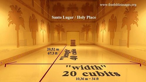 As medidas do Lugar Santo