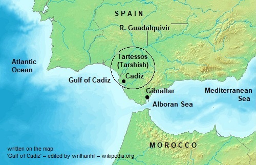 Localização de Társis