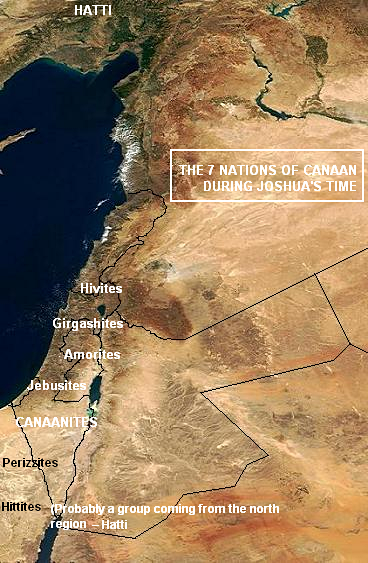 Nações de Canaã no tempo de Josué