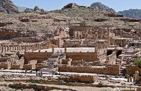 O grande templo de Petra