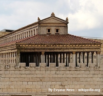 Pórtico Real (Estoa) – detalhe
