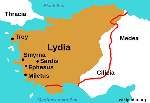 Reino da Lídia século VI AC