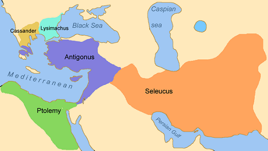 Reino Macedônico dividido