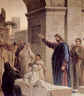 Jesus ressuscita o filho da viúva de Naim
