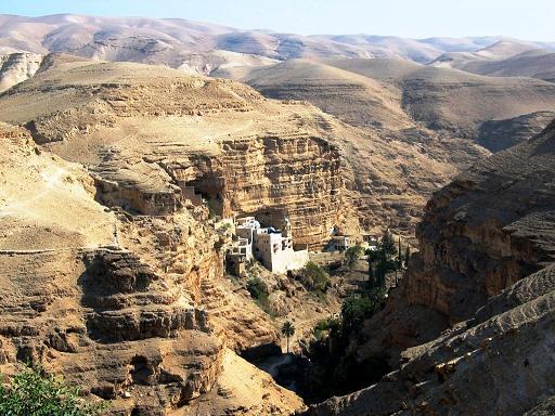 Monastério de São Jorge, no Wadi Qelt em Israel