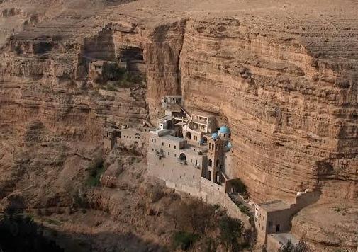 Monastério de São Jorge, no Wadi Qelt em Israel