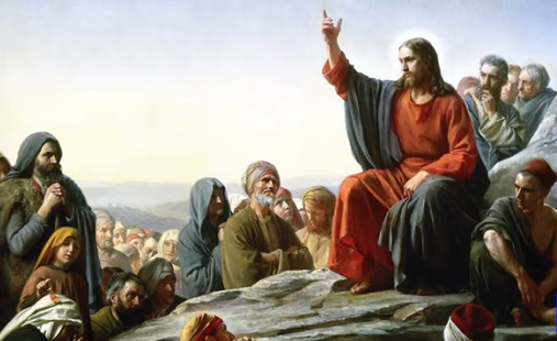 Jesus prega o sermão do monte