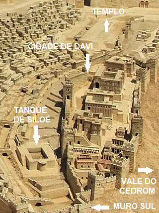 Localização do Tanque de Siloé